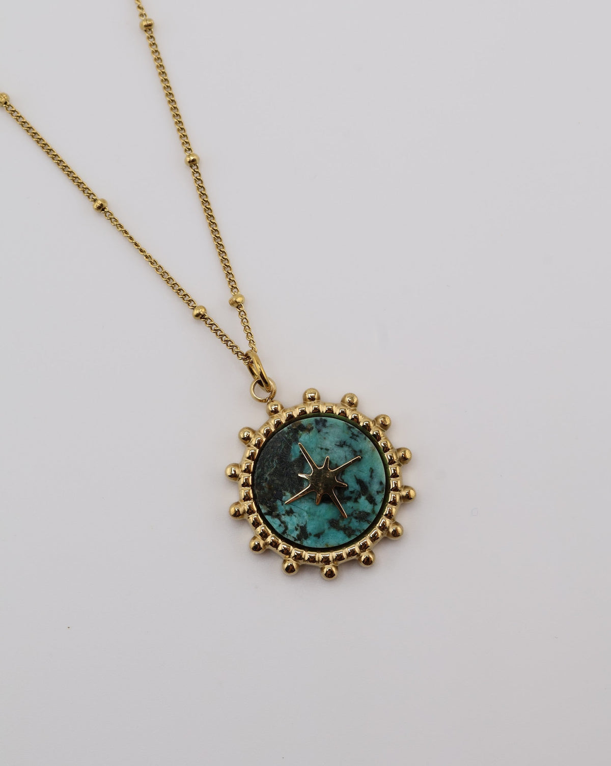 Jada African Turquoise necklace — NOEVAH