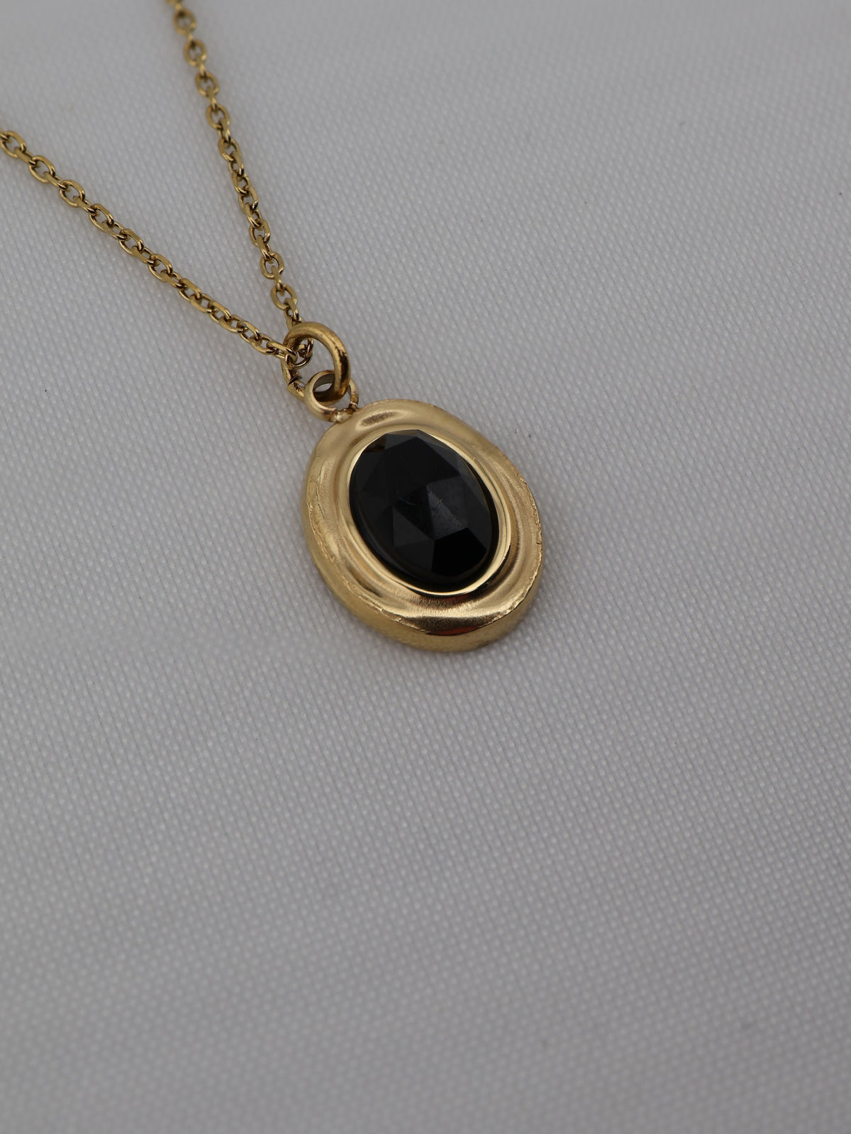 Amalya Necklace Black Agate