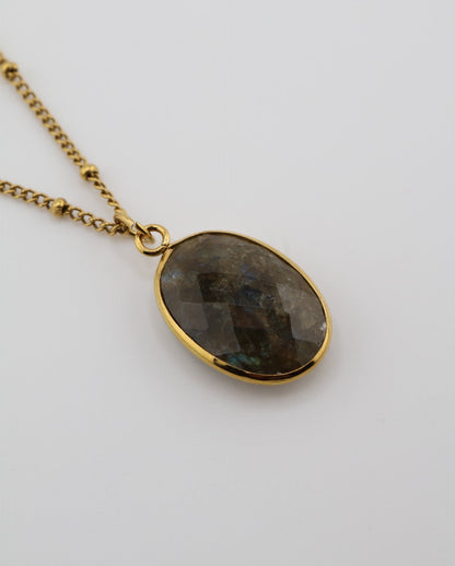 Terra Labradorite necklace — NOEVAH
