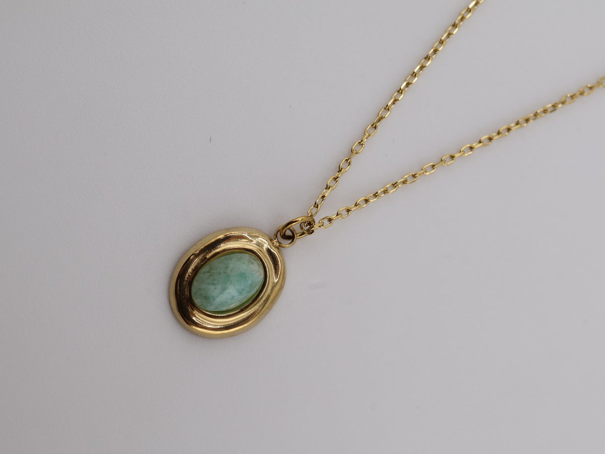 Amalya Necklace Amazonite necklace — NOEVAH