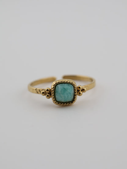 Belize Ring Amazonite