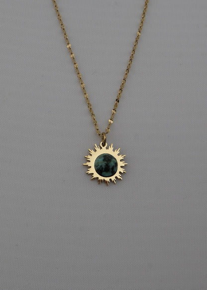 Elios Necklace African Turquoise
