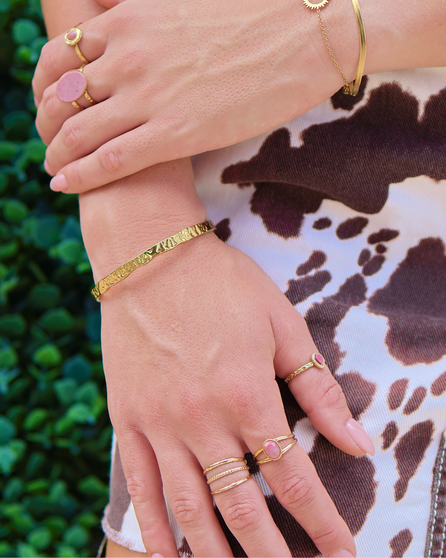 Alba Gold ring — stainless steel | NOEVAH