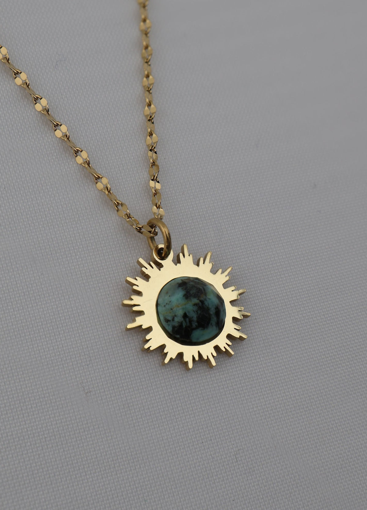 Elios Necklace African Turquoise