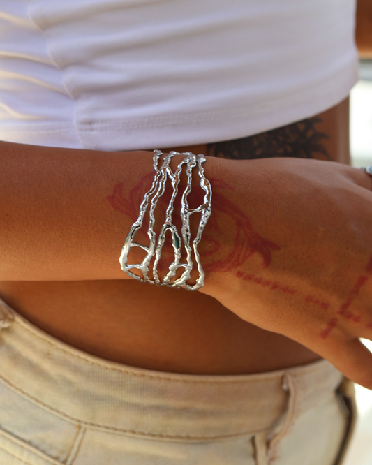 Azur Silver bracelet — stainless steel | NOEVAH