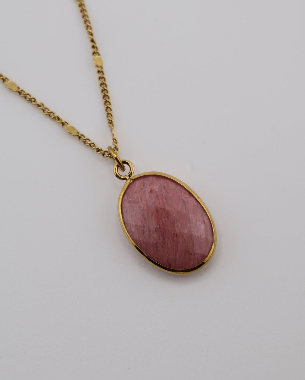 Terra Rhodochrosite necklace — NOEVAH