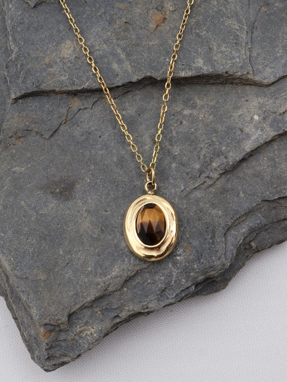 Amalya Necklace Tiger Eye