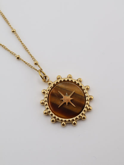 Jada Tiger Eye necklace — NOEVAH