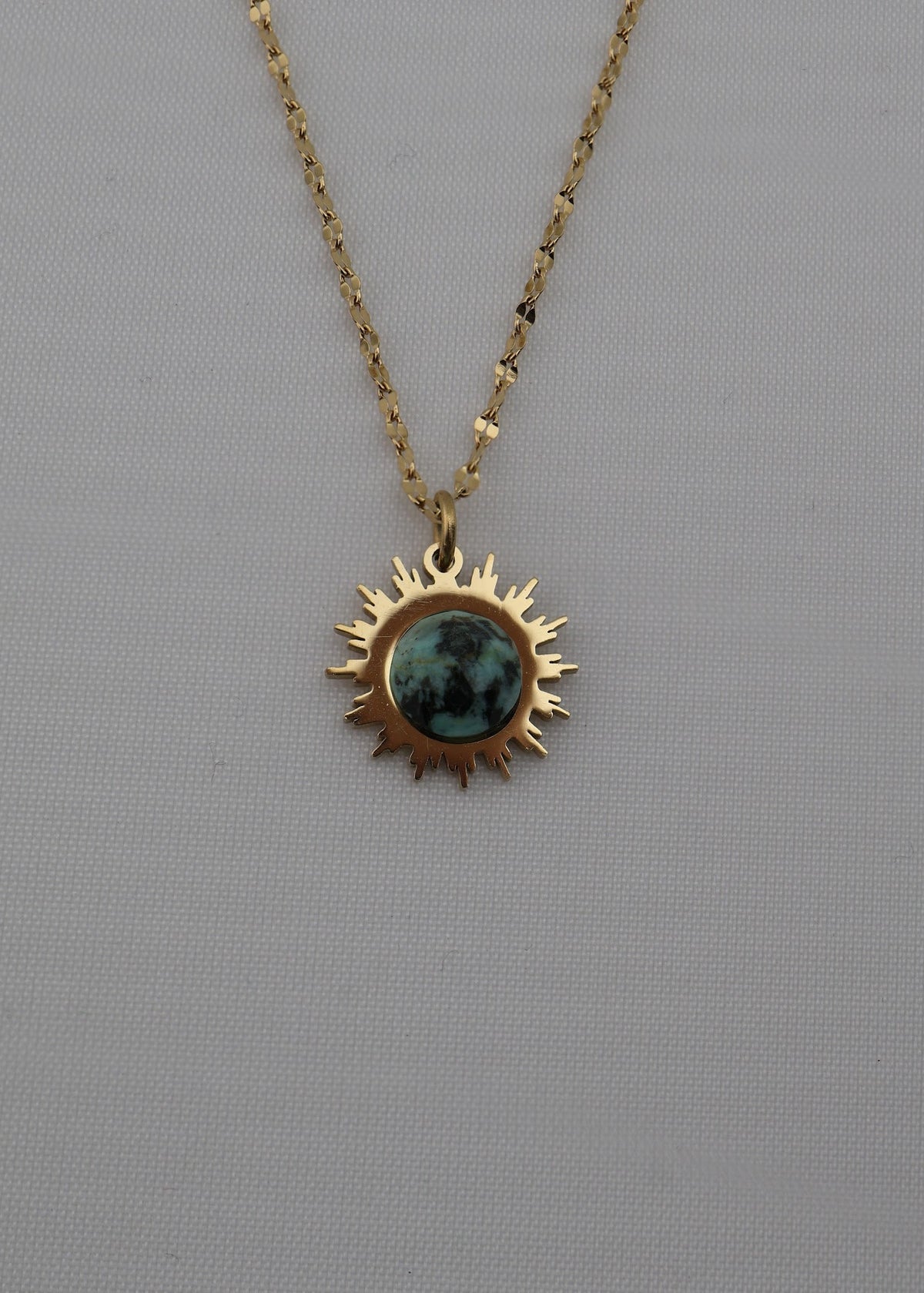 Elios Necklace African Turquoise