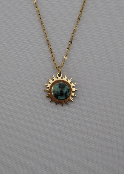 Elios Necklace African Turquoise