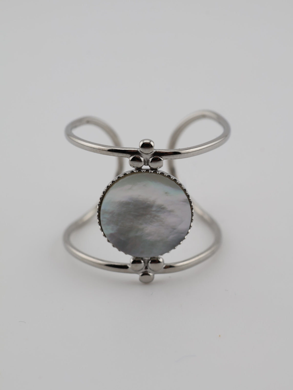 Amalfi Mother of Pearl Silver — NOEVAH