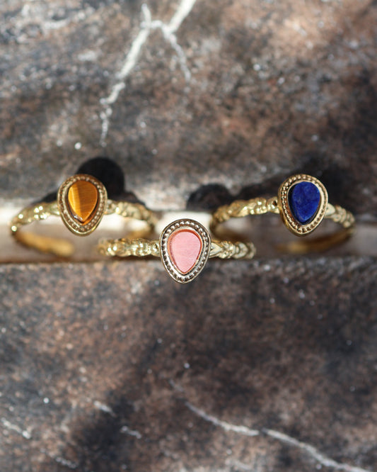 Jerez Tiger Eye ring — natural stone | NOEVAH