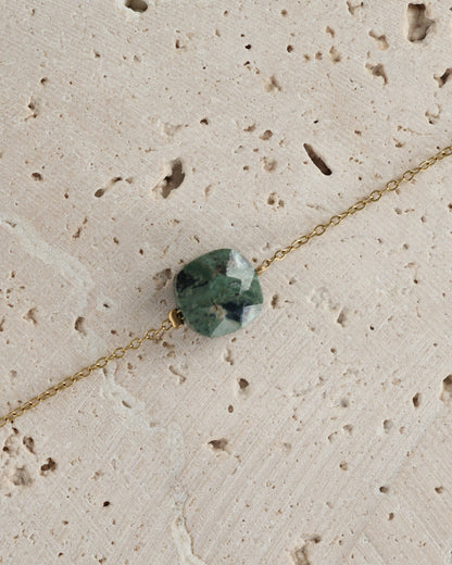 Rio African Turquoise bracelet — natural stone | NOEVAH
