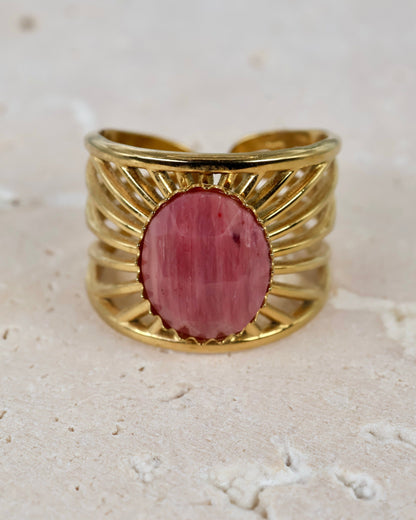 Bali Amazonite ring — natural stone | NOEVAH