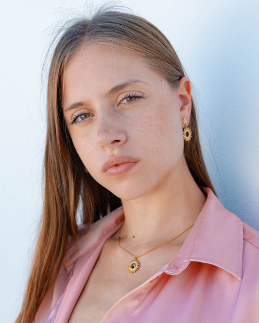 Adela Gold earrings — stainless steel | NOEVAH