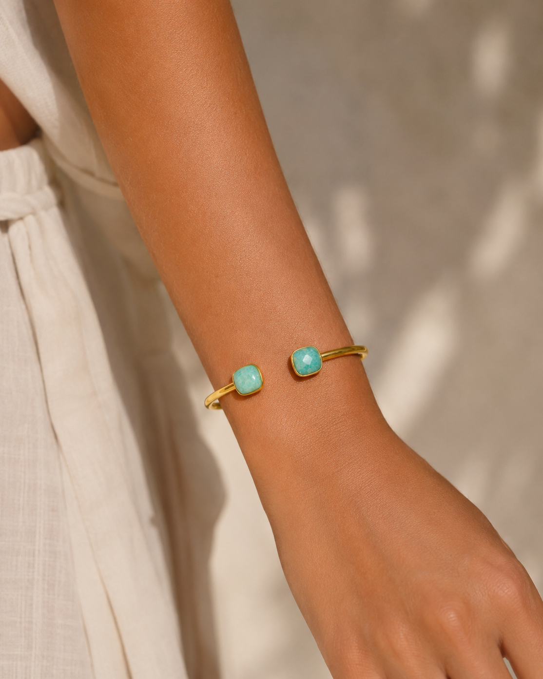 Bora Amazonite bracelet — natural stone | NOEVAH