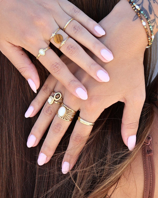 Alma Gold ring — stainless steel | NOEVAH