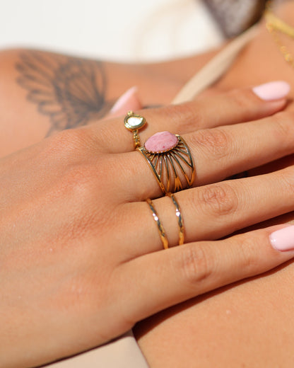 Bali Amazonite ring — natural stone | NOEVAH