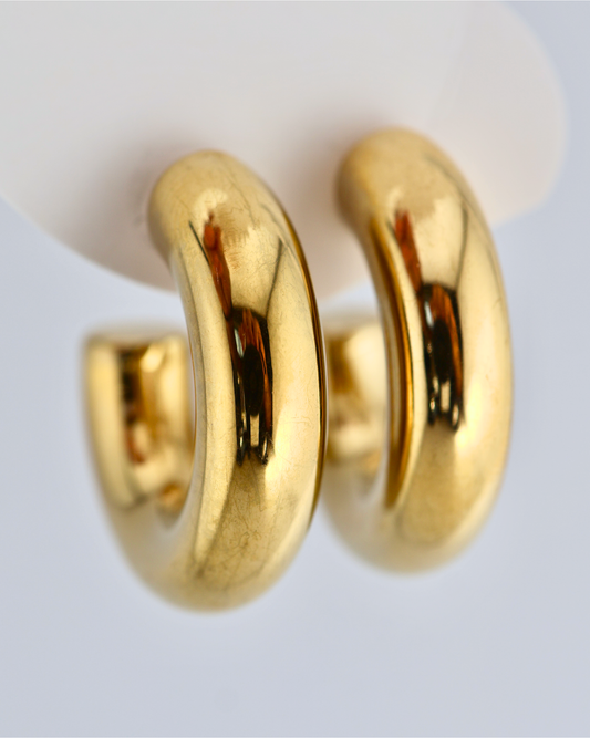 Eterna Gold earrings — stainless steel | NOEVAH