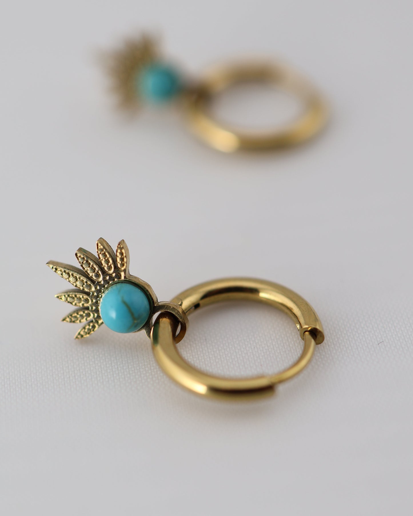 Boucles d'oreilles AURELIA African Turquoise NOEVAH