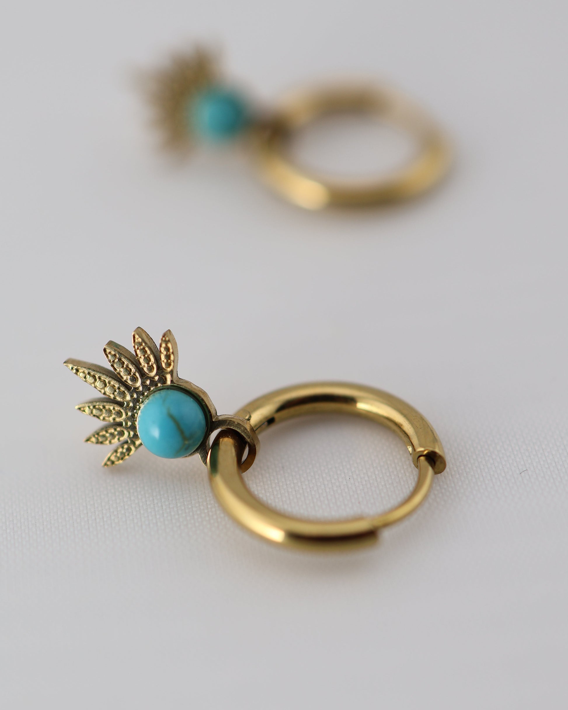 Boucles d'oreilles AURELIA African Turquoise NOEVAH