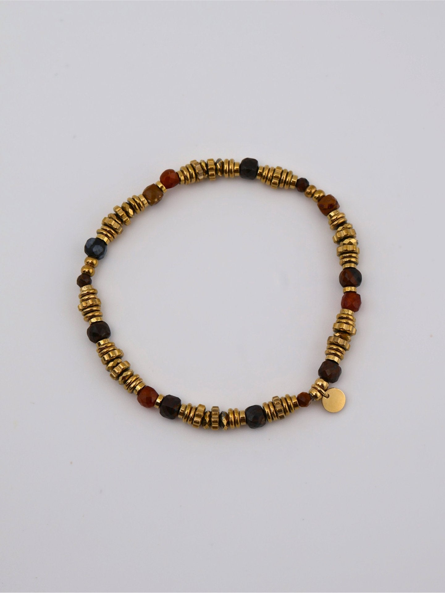 Bohemia Indian Jasper bracelet — natural stone | NOEVAH