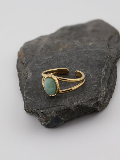 Portimao Amazonite Ring
