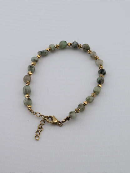 Neya African Turquoise bracelet — natural stone | NOEVAH