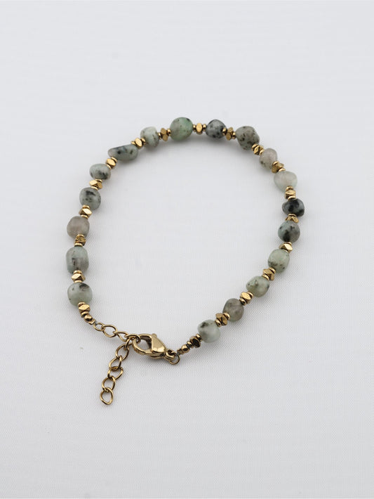 Tulum African Turquoise bracelet — natural stone | NOEVAH