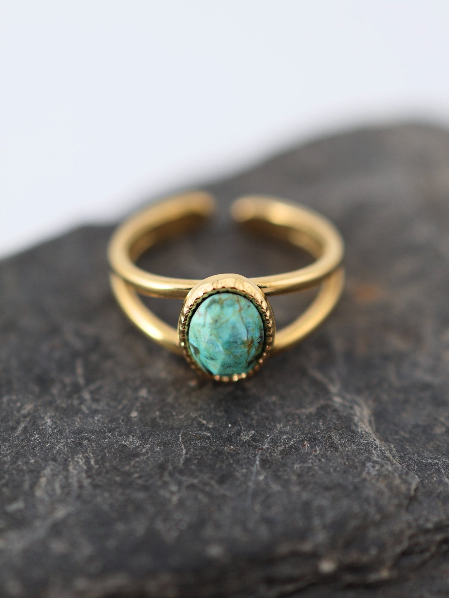 Portimao African Turquoise Ring