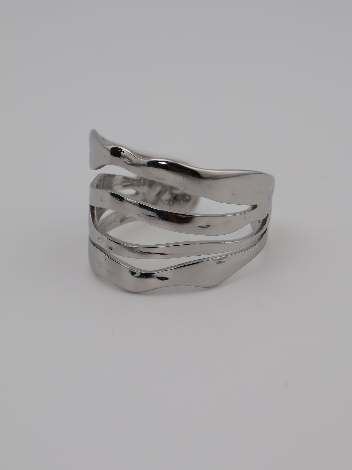 Amazonia Silver ring — stainless steel | NOEVAH