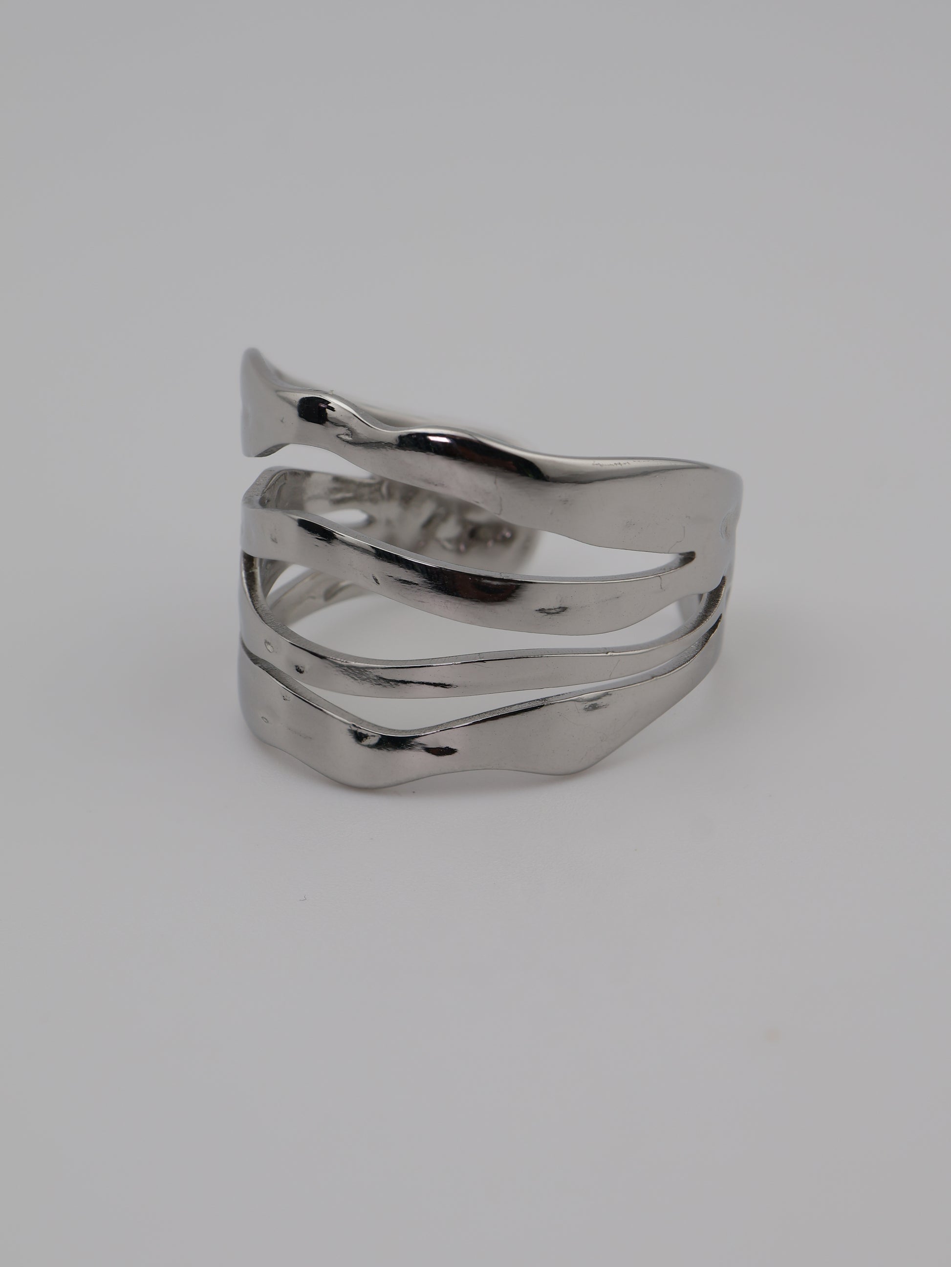 Amazonia Silver ring — stainless steel | NOEVAH