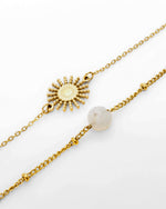 Akumal White Quartz bracelet — natural stone | NOEVAH
