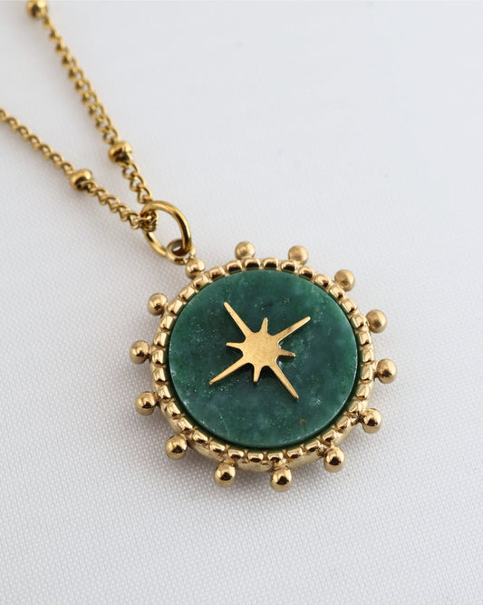 Jada African Jade necklace — natural stone | NOEVAH