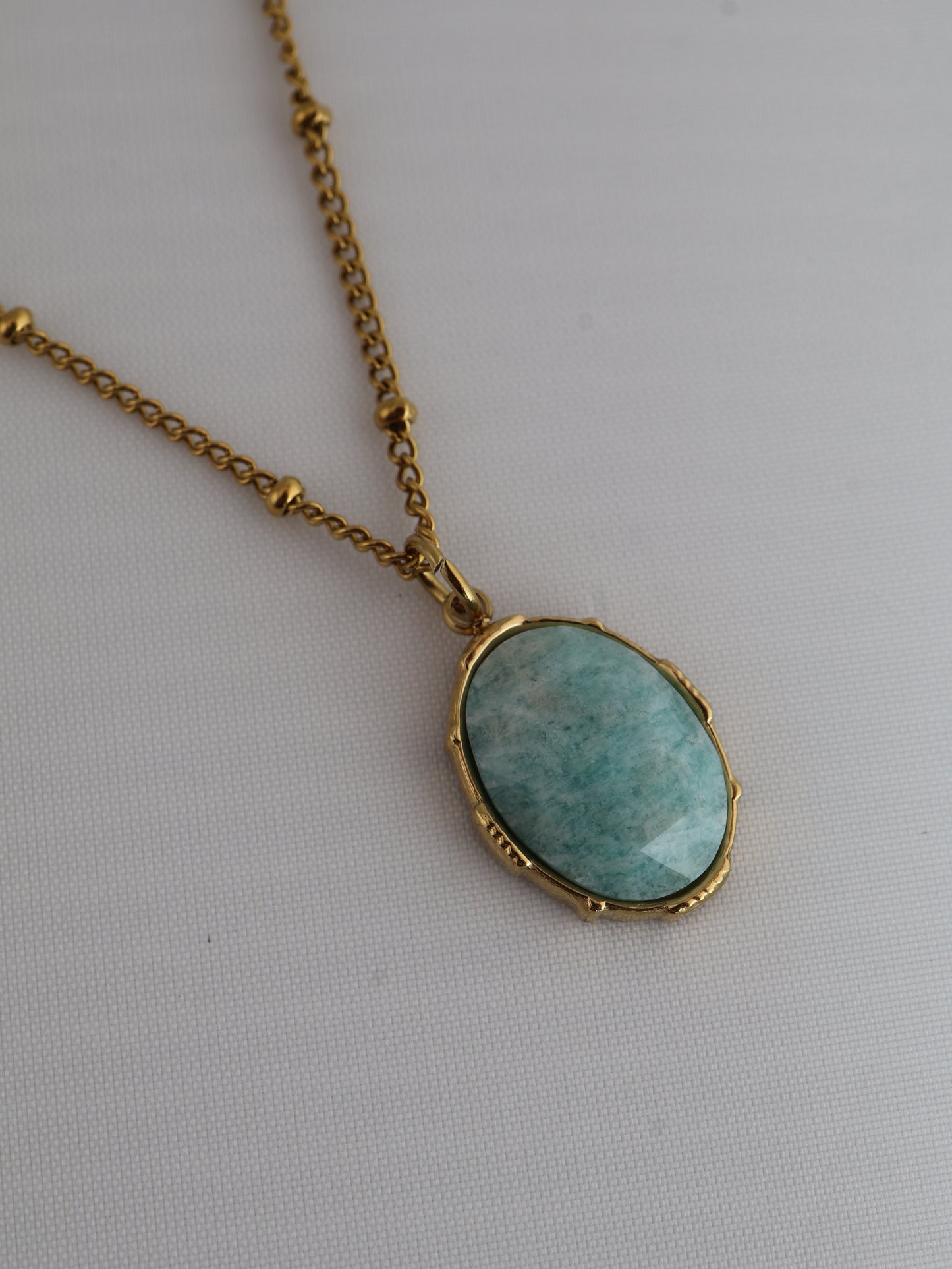 Portimao Amazonite necklace — natural stone | NOEVAH
