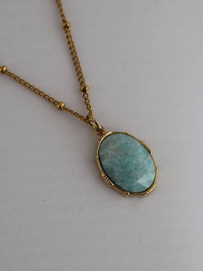 Portimao Amazonite necklace — natural stone | NOEVAH