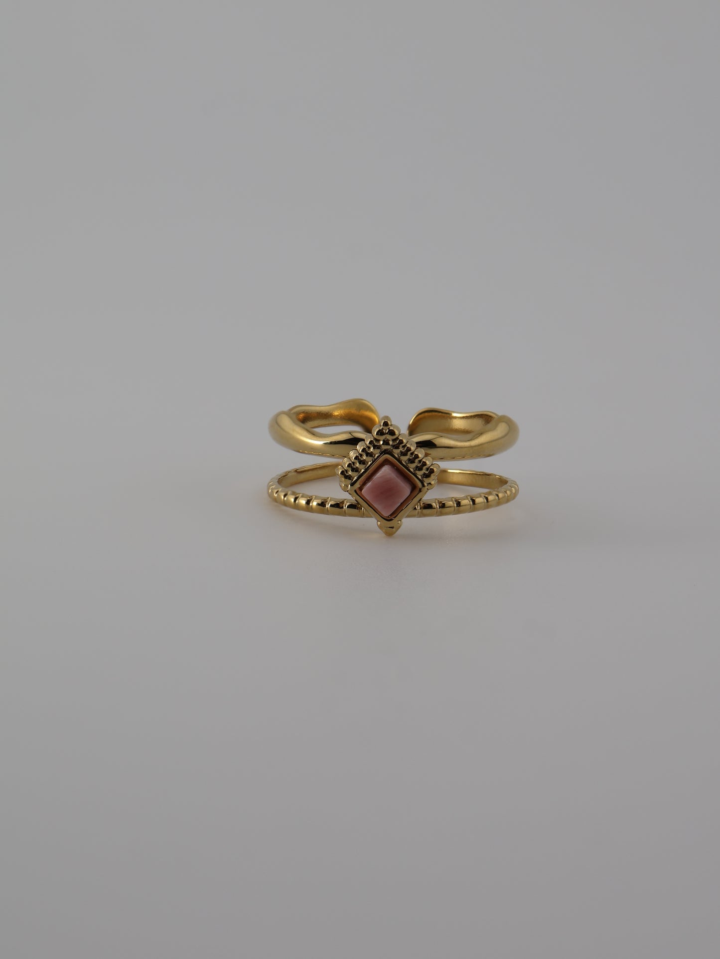 Mykonos Rhodochrosite Ring