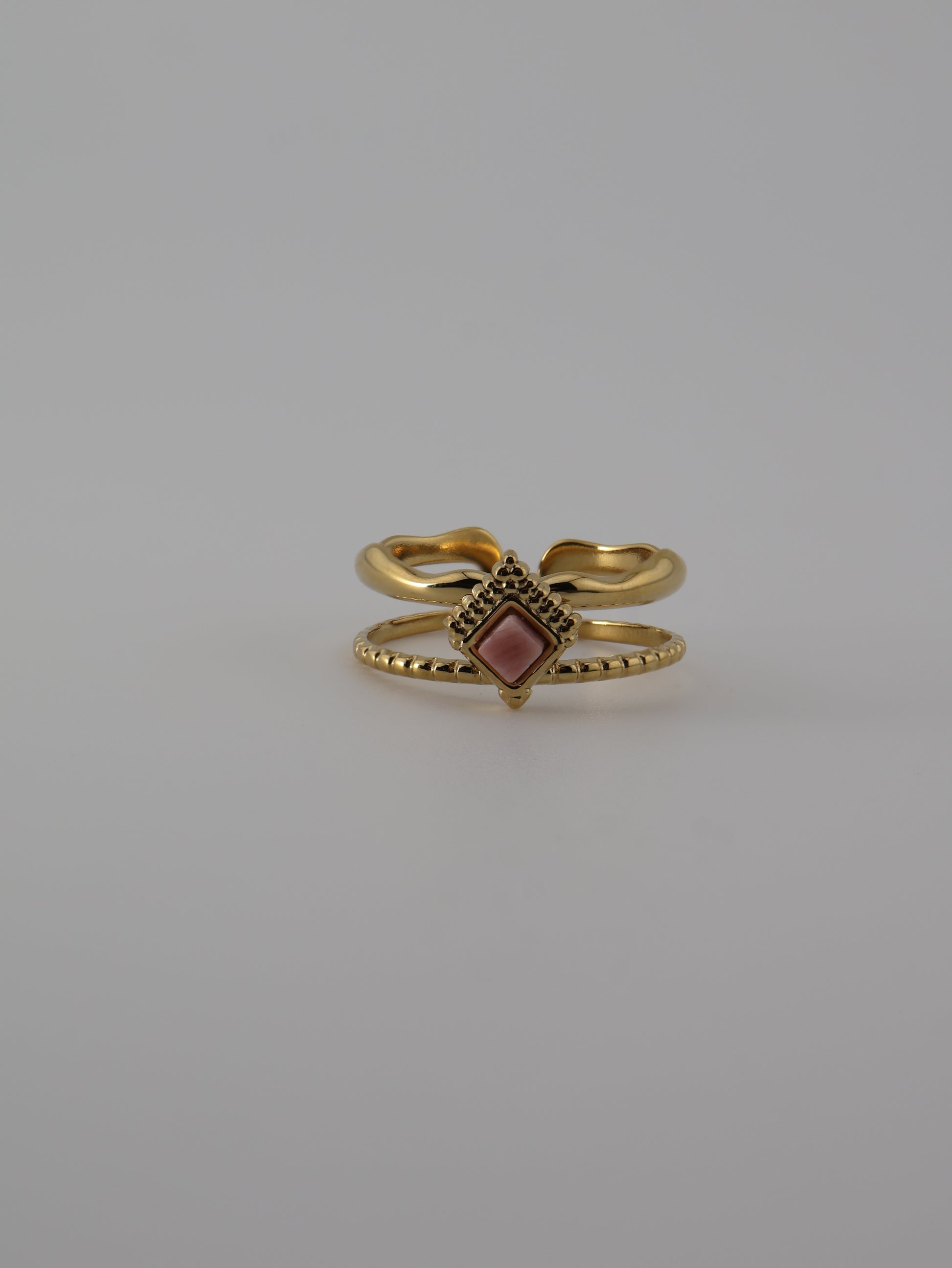 Mykonos Rhodochrosite Ring