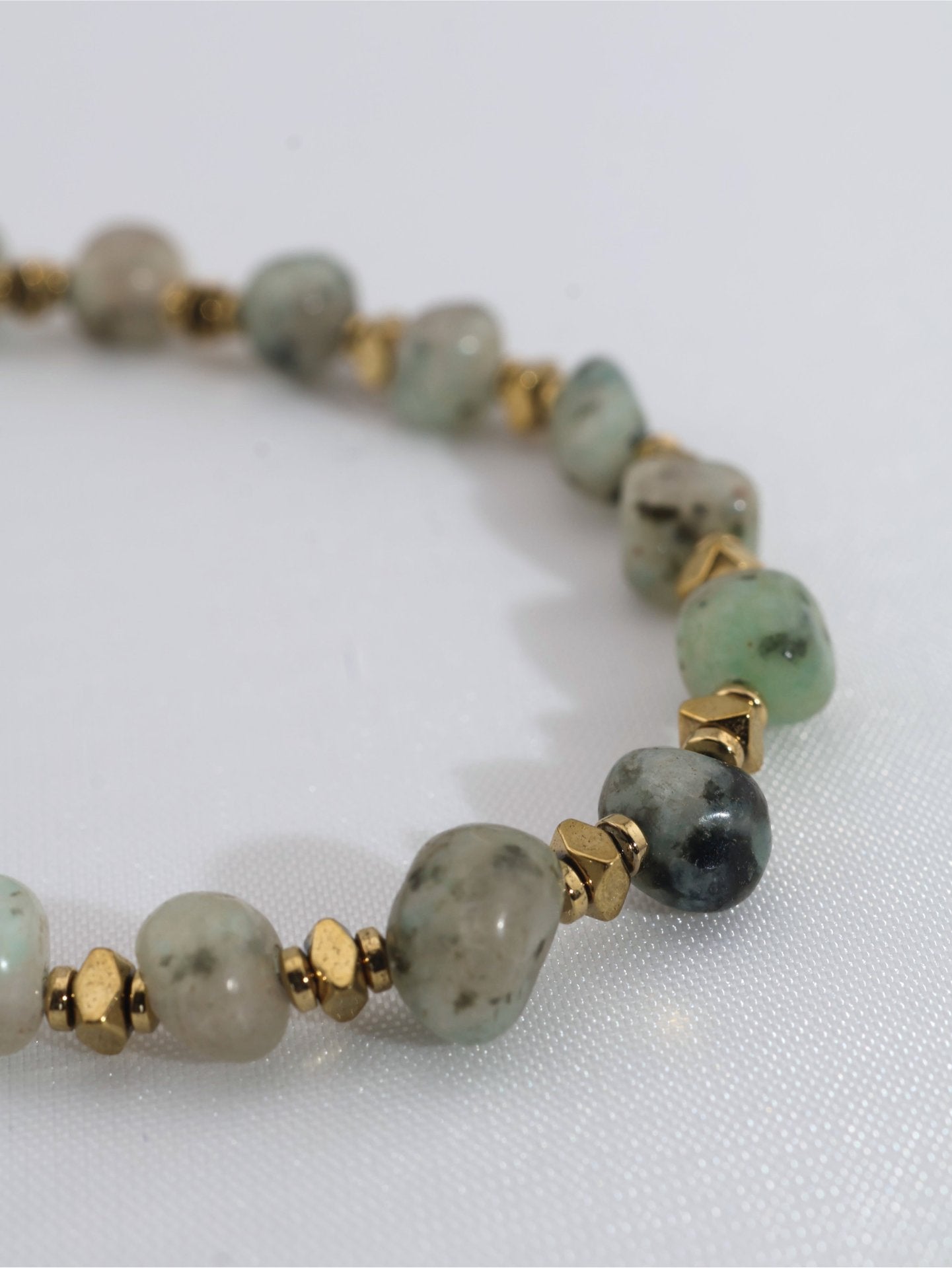 Neya African Turquoise bracelet — natural stone | NOEVAH