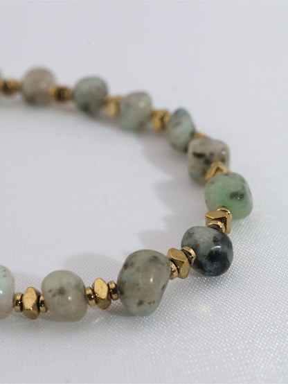 Neya African Turquoise bracelet — natural stone | NOEVAH