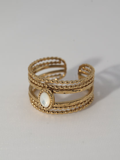 Lagos Mother of Pearls Ring