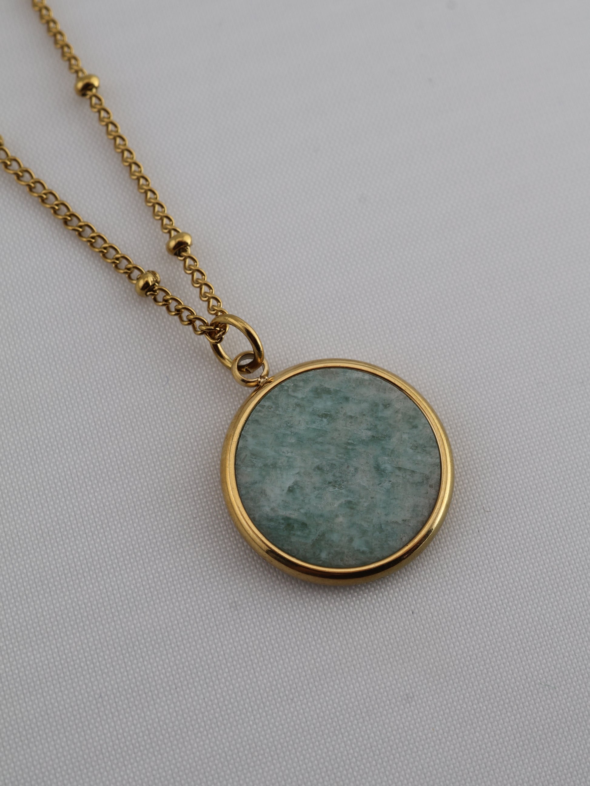 Juna Amazonite necklace — natural stone | NOEVAH