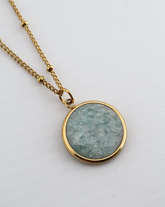 Juna Amazonite necklace — natural stone | NOEVAH