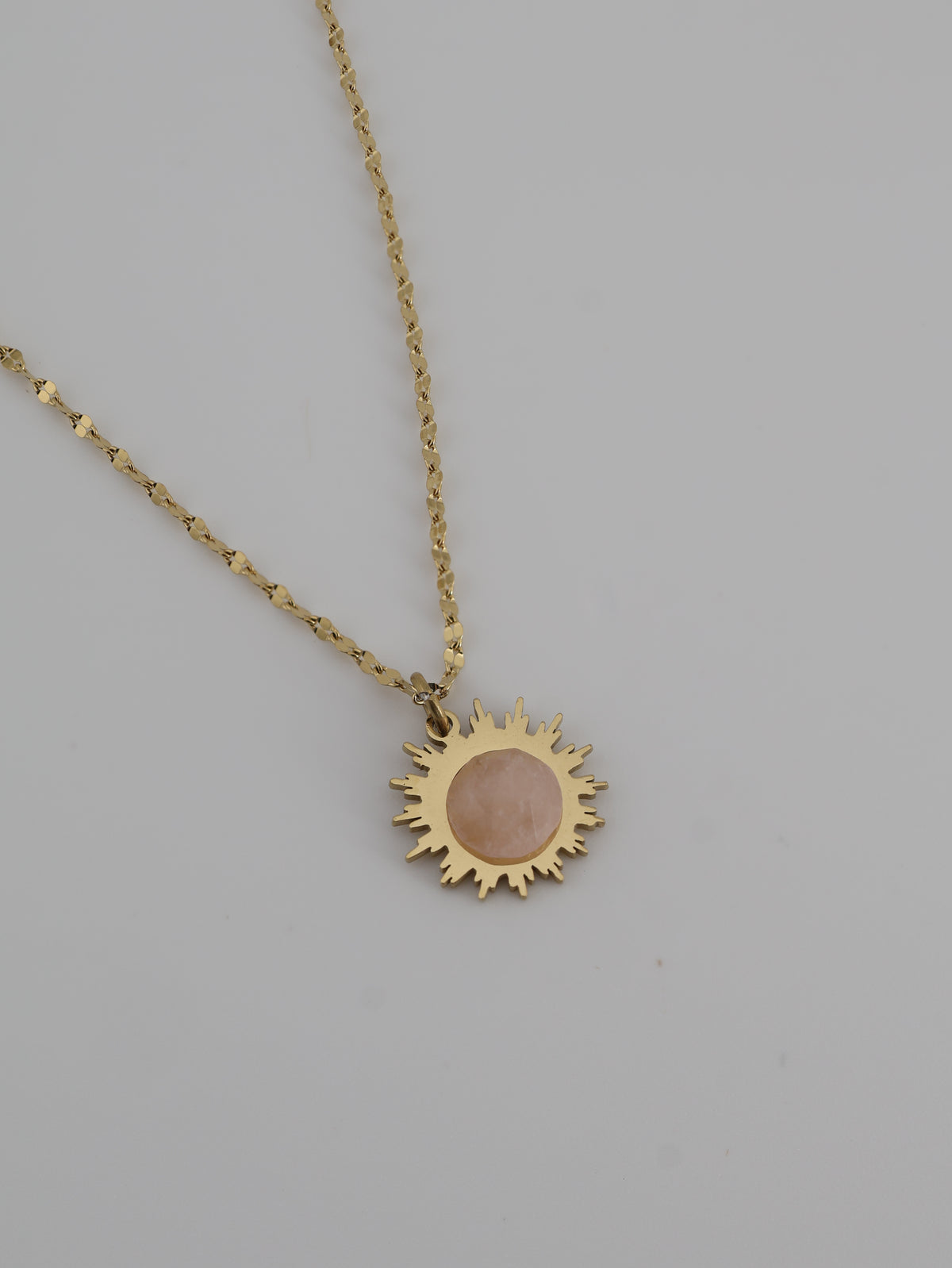 Elios Necklace Pink Quartz