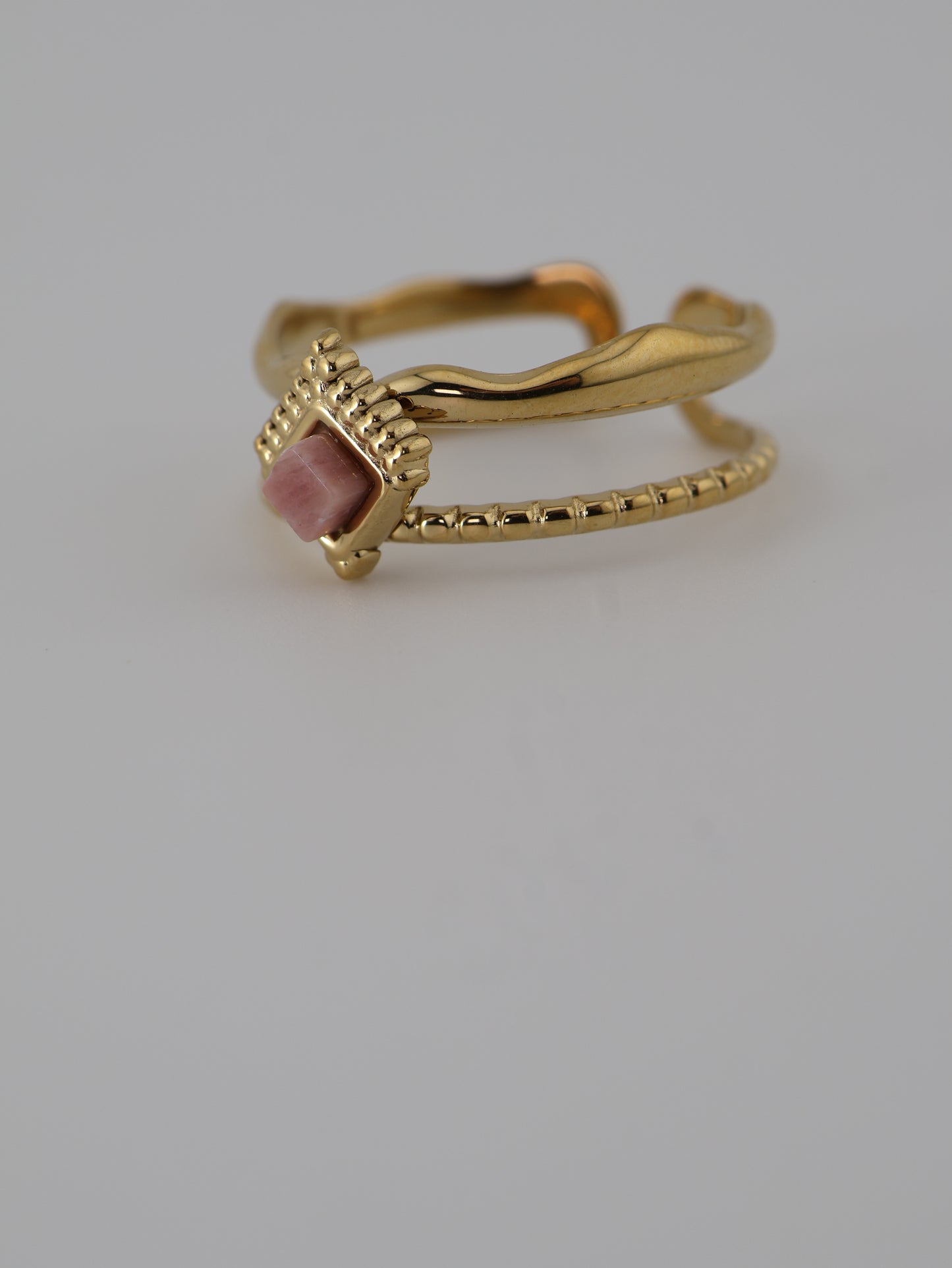 Mykonos Rhodochrosite Ring