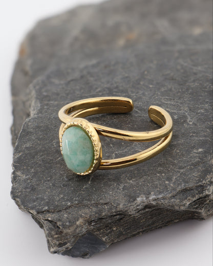 Portimao Amazonite Ring