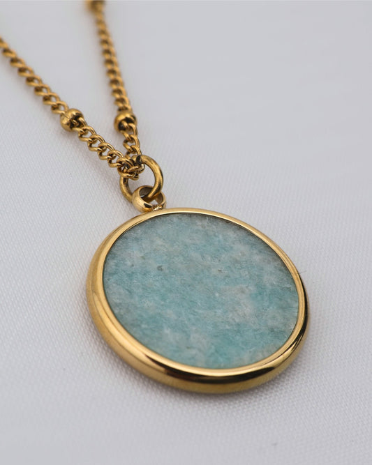 Juna Amazonite necklace — natural stone | NOEVAH