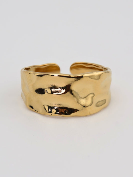 Eze Gold ring — stainless steel | NOEVAH
