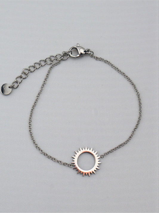 Mazaluna Silver bracelet — stainless steel | NOEVAH