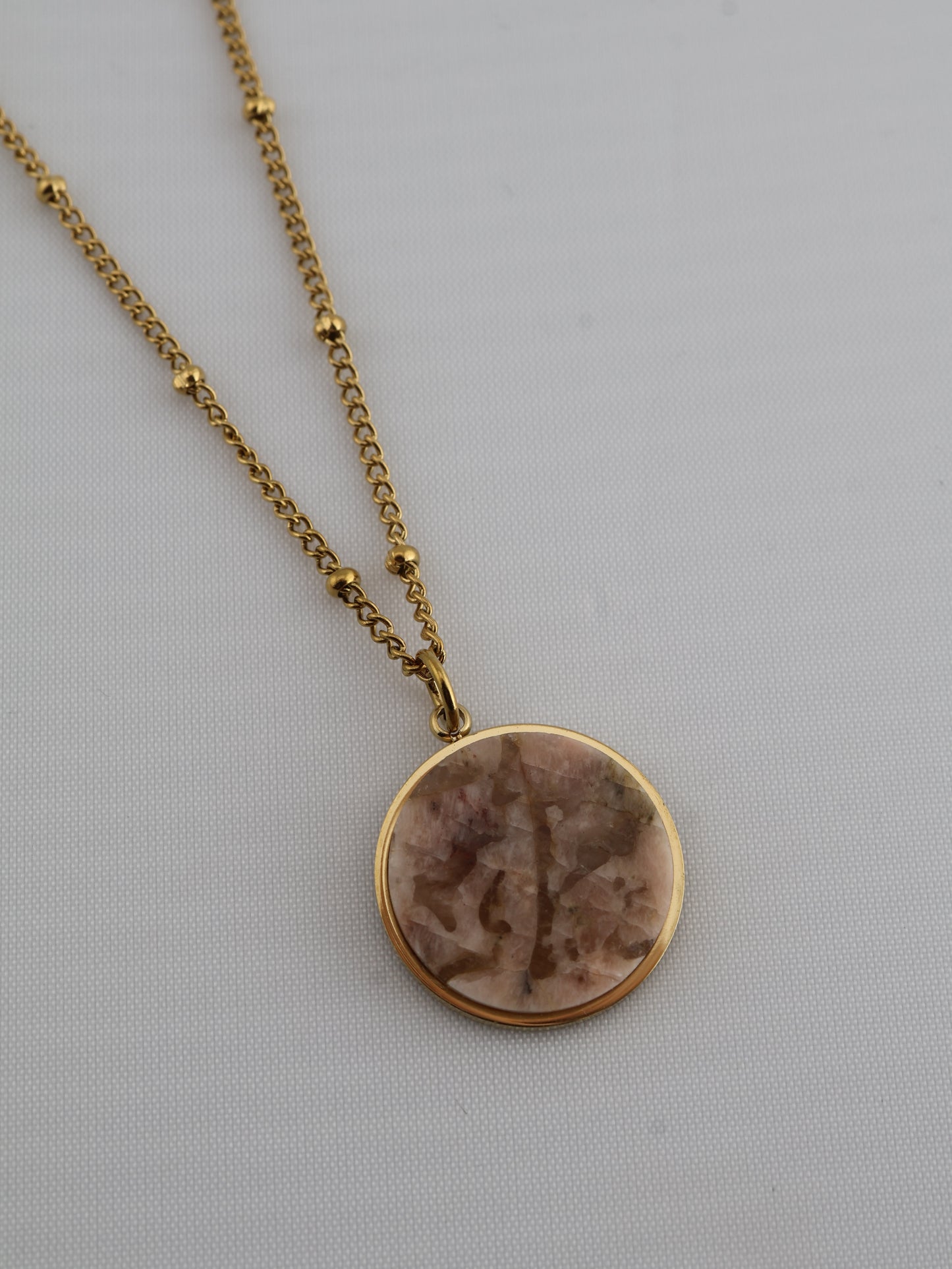 Juna Jasper necklace — natural stone | NOEVAH